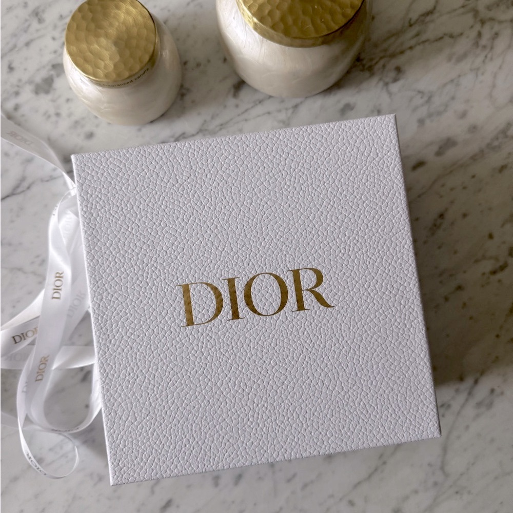 Dior White and Gold Gift Box